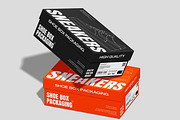 Sneakers Box Mockup, a Packaging Mockup by Unerispace (Thumbnail 2 of 5)