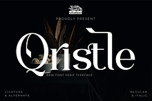 Qristle - Serif Typeface Font