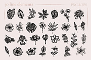 Digital Vintage Flowers, a Decorative Illustration by Onceli*art (Thumbnail 2 of 14)