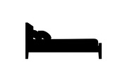 Modern Bed Silhouette Bundle, a Graphic by Designer_Momina (Thumbnail 7 of 10)