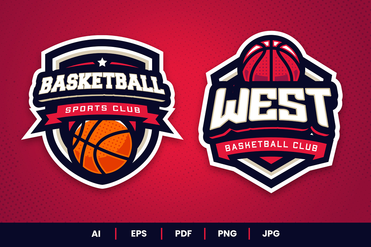 Basketball Sports Logo Template, a Branding & Logo Template by Akito Studio