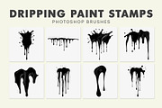20 Dripping Paint Photoshop Brushes, a Brush Add-On by AB-TheDesigner (Thumbnail 3 of 4)