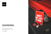 Fast Food Branding Poster Mockup, a Packaging Mockup by creatsy5 (Thumbnail 1 of 6)