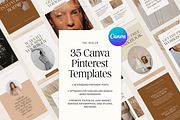 Canva Pinterest Marketing Templates, a Marketing Template by Glo Design Studio (Thumbnail 1 of 10)