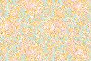 Damask paisley seamless patterns, a Pattern Graphic by antalogiya (Thumbnail 3 of 5)