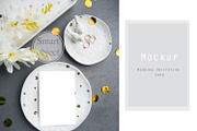 Invitation Mockup Golden Wedding, a Print Template by EkaterinaViArt (Thumbnail 1 of 2)