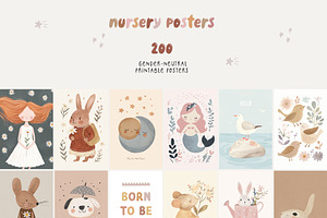 200 NURSERY POSTERS & PRINTS