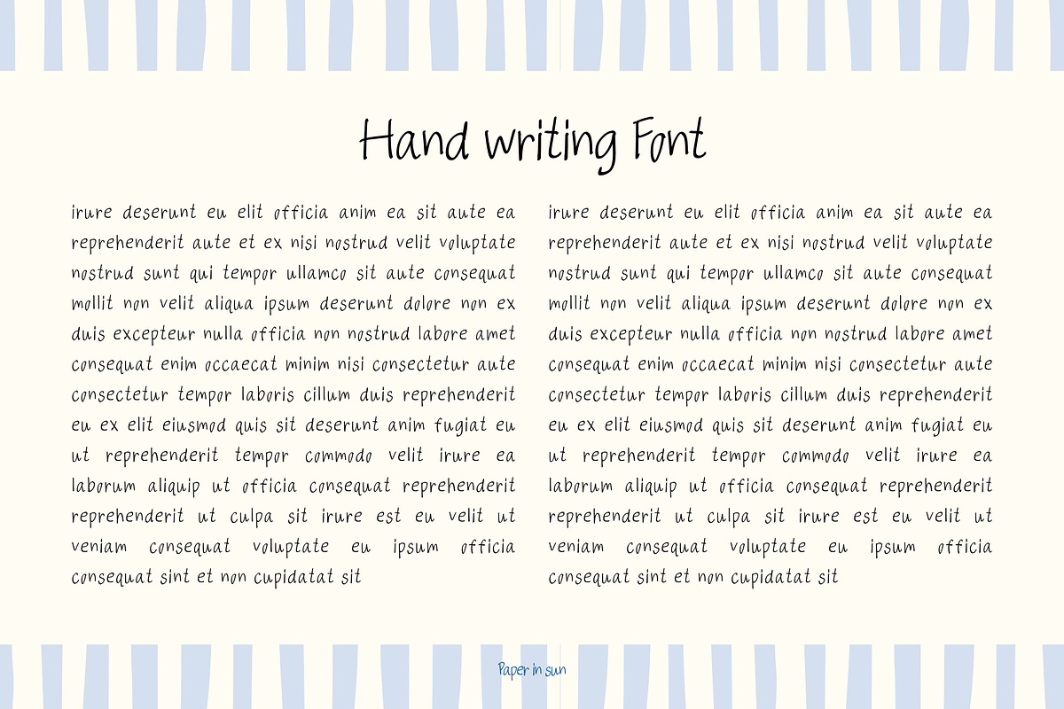 Happy Birthday Font, a Handwritten Font by paperinsun (Photo 5 of 6)