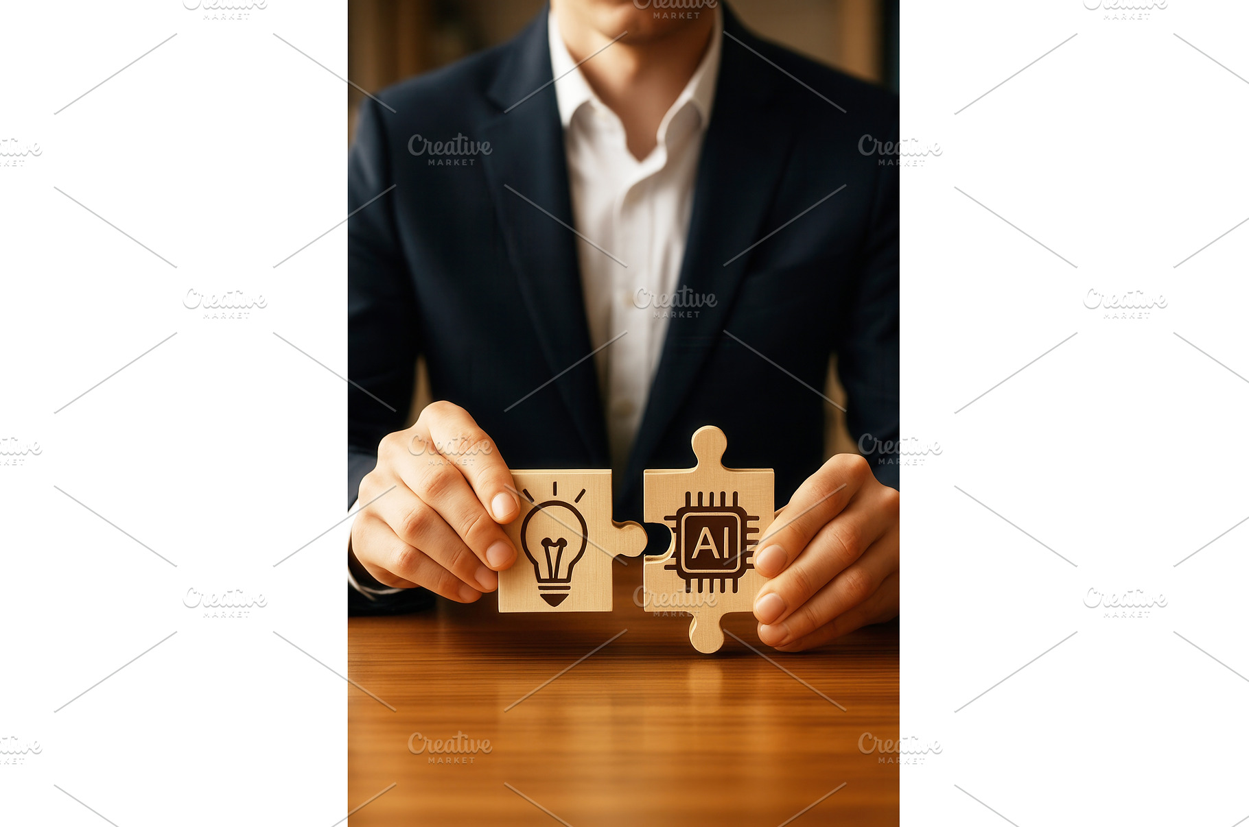 A person in a suit holds two, a Technology Photo by Sergey Kotenev