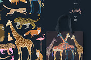 Animals vector clipart set, an Object Graphic by PatternsBlooming (Thumbnail 2 of 6)