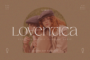 SS Loventica - Chic Elegant Serif