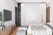 3D Interior Design, Apartment Mockup, an Architecture 3D Model by Arthitecture Home (Thumbnail 4 of 9)