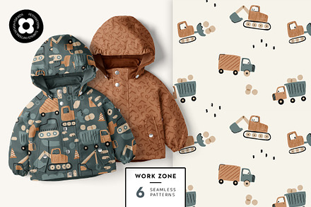 Work Zone, a Pattern Graphic by Muriel Petitpattern