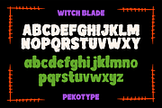 Witch Blade - Halloween Display Font, a Sans Serif Font by Pekotype (Thumbnail 3 of 15)