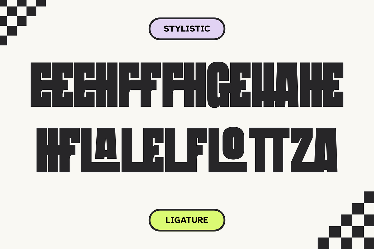 Coffee Shop - Extrude Food Logo Font, a Sans Serif Font by Nirmana Visual (Photo 7 of 14)