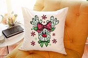 Coquette Green Millennial Christmas, an Illustration by Sublimation Artist (Thumbnail 9 of 9)
