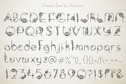 Amelie Floral Display Font, a Symbol Font by Alisovna (Thumbnail 4 of 17)