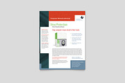Software Company Datasheet Template, a Flyer Template by StockLayouts (Thumbnail 2 of 5)