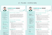 Nursing, Nurse Resume Template, a Resume Template by MondaySpark (Thumbnail 3 of 7)