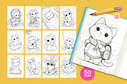 Animal Coloring Pages for Kids, an Animal Illustration by vik.stock (Thumbnail 15 of 17)