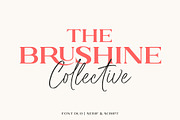 Brushine Collective Font, a Serif Font by trustha (Thumbnail 15 of 15)