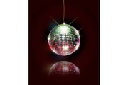 Disco ball with bright rays, a Background Graphic by Aromeo (Thumbnail 2 of 2)