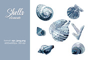 Seashells patterns collection, a Pattern Graphic by Sam2211 (Thumbnail 9 of 13)