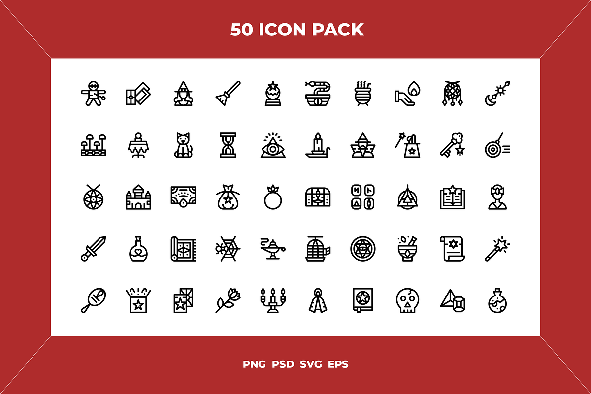 Magic icons, an Outline Icon by Wencory (Photo 1 of 2)