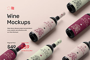 Studio Wine Mockups, a Packaging Mockup by Mr.Mockup™ (Thumbnail 2 of 10)