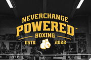 AZN Knuckles Varsity, a Slab Serif Font by AthayaDZN (Thumbnail 9 of 13)