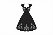 Luxury Dress Clipart Set, an Illustration by hafijul (Thumbnail 4 of 21)