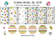 Easter Gnomes Clipart & Patterns, an Object Graphic by bubbled-rabbit (Thumbnail 3 of 8)