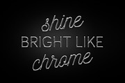 Chrome text effect, a Product Mockup by Evlogiev Studio (Thumbnail 4 of 4)
