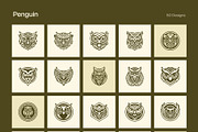 1500 Bird Logo Art Set, a Solid Icon by Creative Stall (Thumbnail 36 of 38)