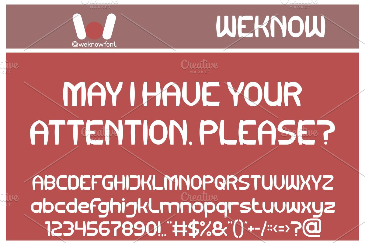 Big Foot font, a Font by weknow (Photo 4 of 8)