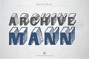Archive Mann, a Font by Archive Type Fonts (Thumbnail 1 of 3)