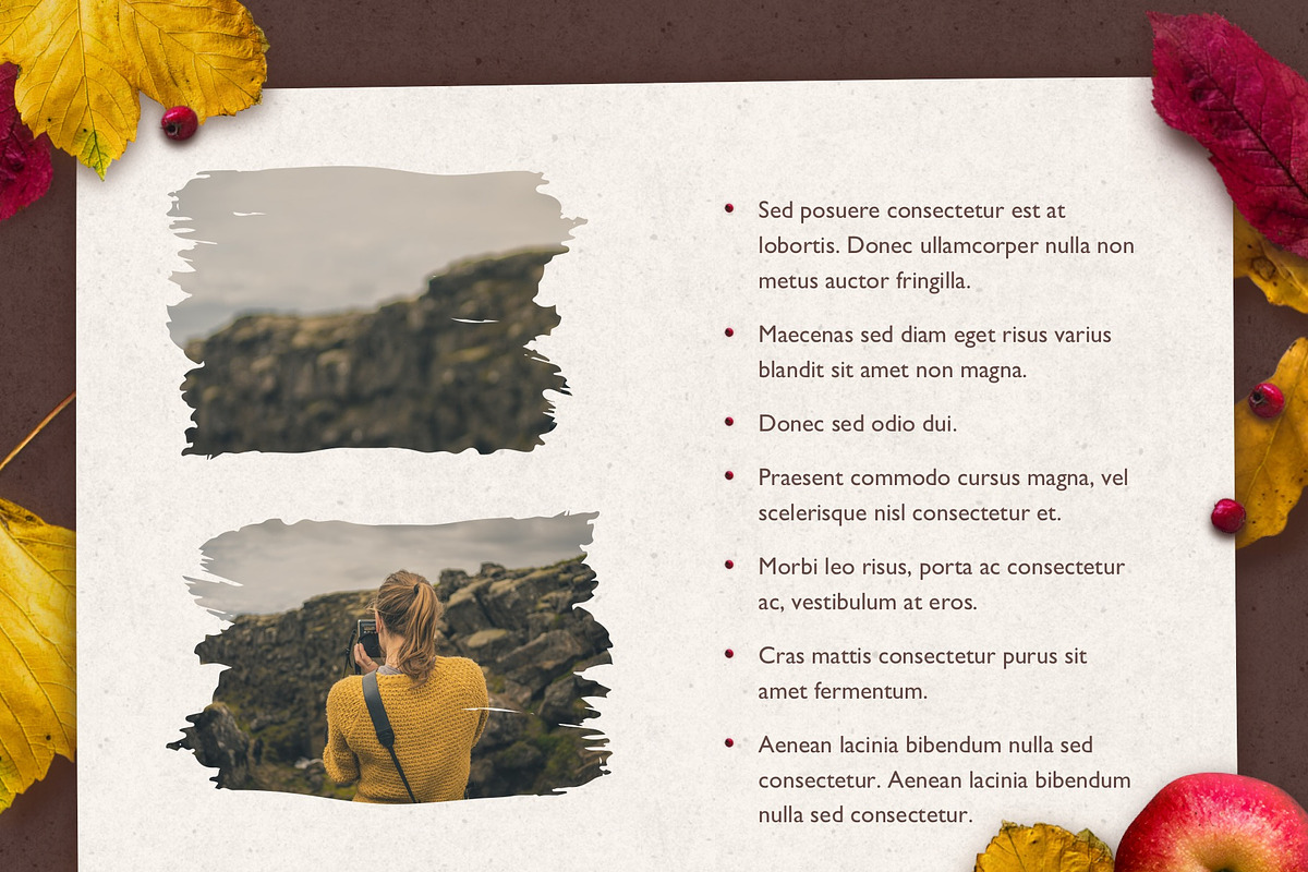 Golden Leaves PowerPoint Theme, a Presentation Template by Jumsoft (Photo 12 of 19)