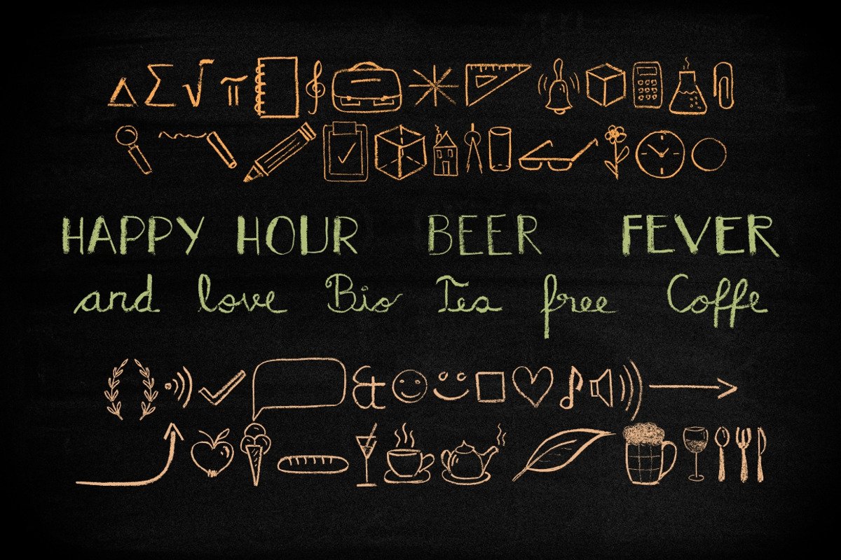 The Chalk Bar Typeface preview 3