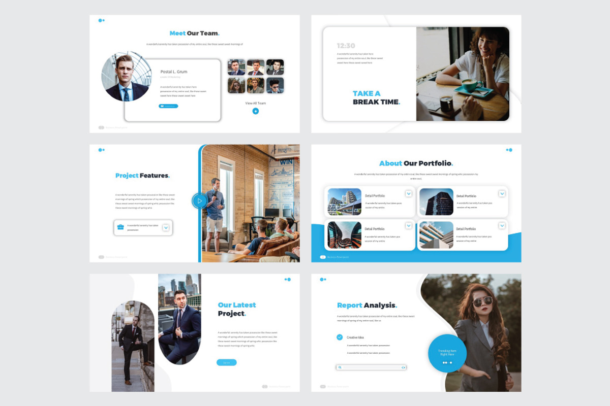 BUSINESS REPORT -Keynote Template, a Presentation Template by Shafura