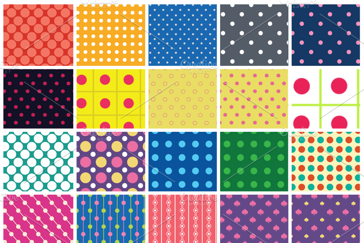 seamless vector patterns, a Pattern Graphic by DeepDesign (Photo 3 of 3)