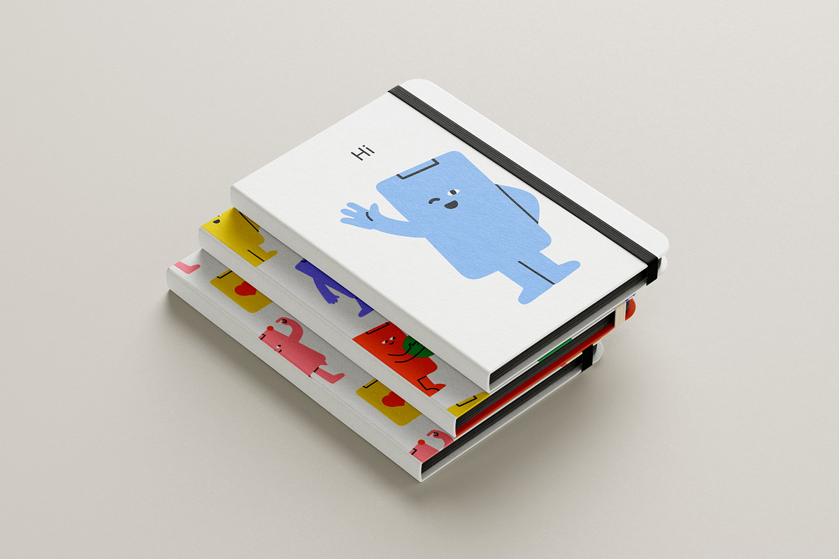 Mobile phone character. Icons set, an Outline Icon by My.Ordinarty (Photo 6 of 9)