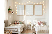 Nursery Frame Mockup Set Of 3 Frames, a Mockup by First Impression Mockups (Thumbnail 3 of 4)