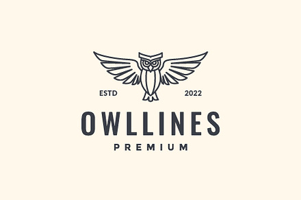 owl nocturnal animal focus logo, a Branding & Logo Template by devastd