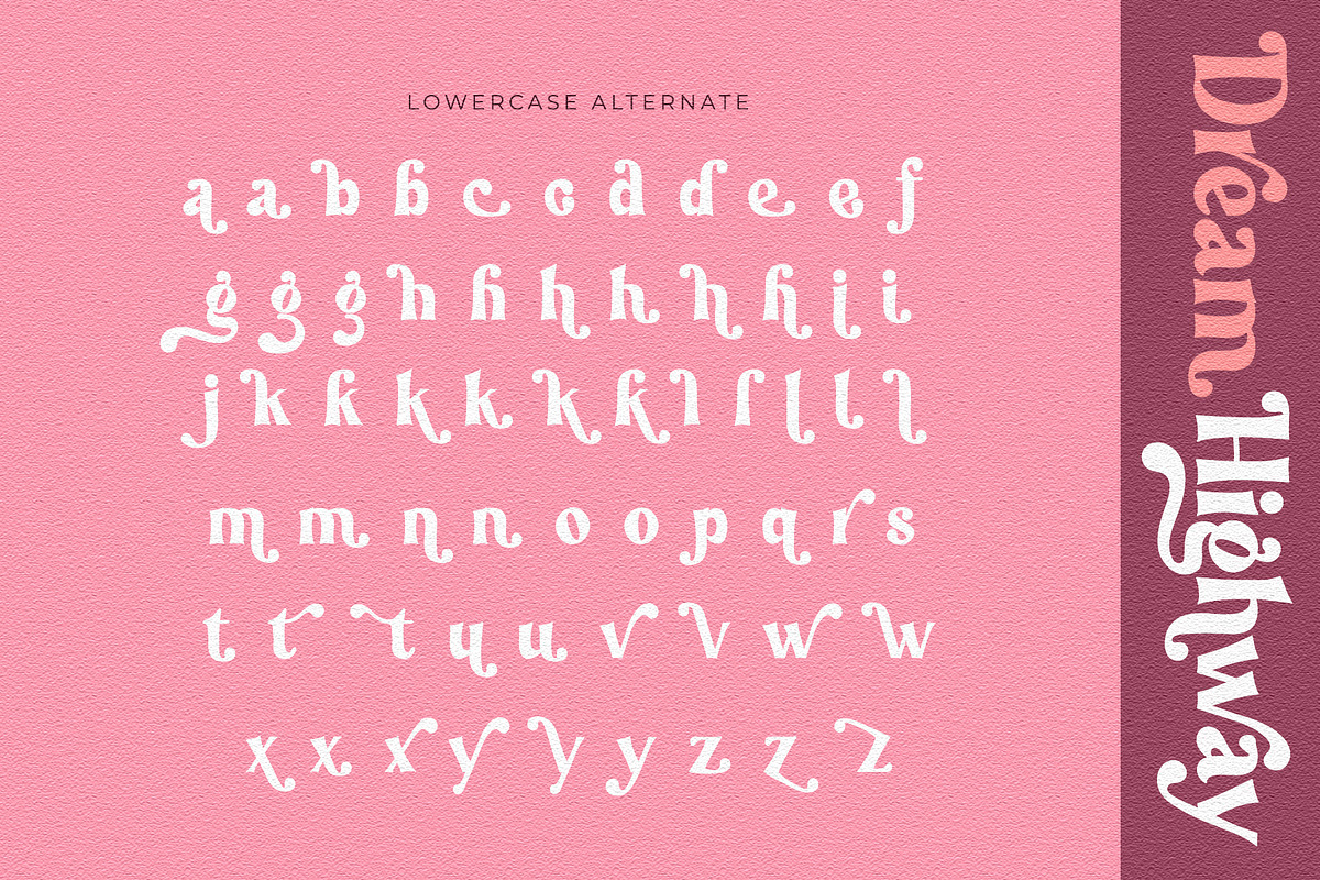 Dream Highway - Cute Serif Font, a Serif Font by Airotype (Photo 14 of 15)