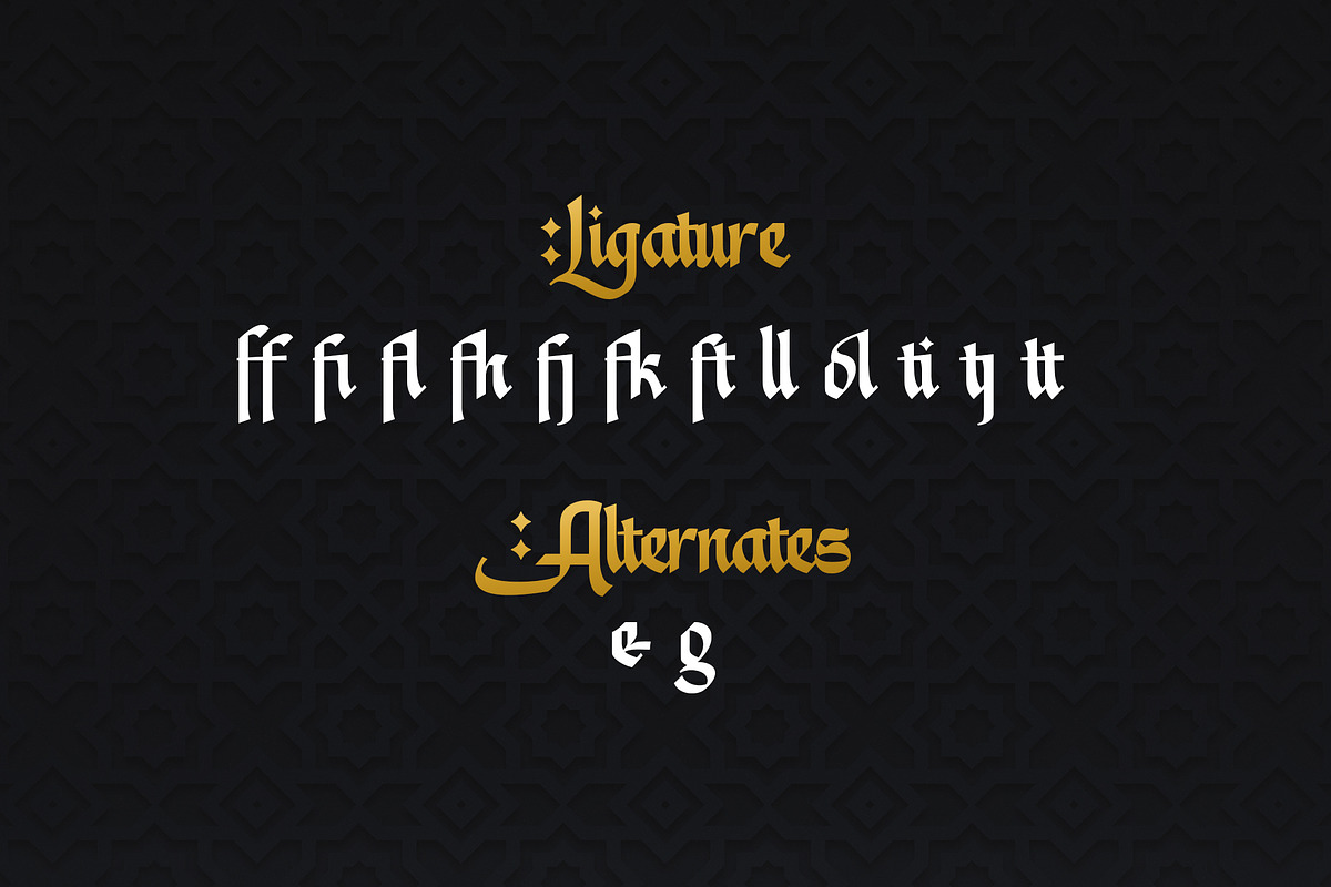 Faradisa, a Blackletter Font by RNDI Type Foundry (Photo 9 of 13)