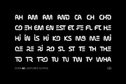 Nexura - Futuristic Font, a Sans Serif Font by Luna Shop (Thumbnail 7 of 16)