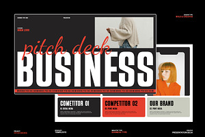 Business Pitch Deck Presentation, a Presentation Template by Templeste
