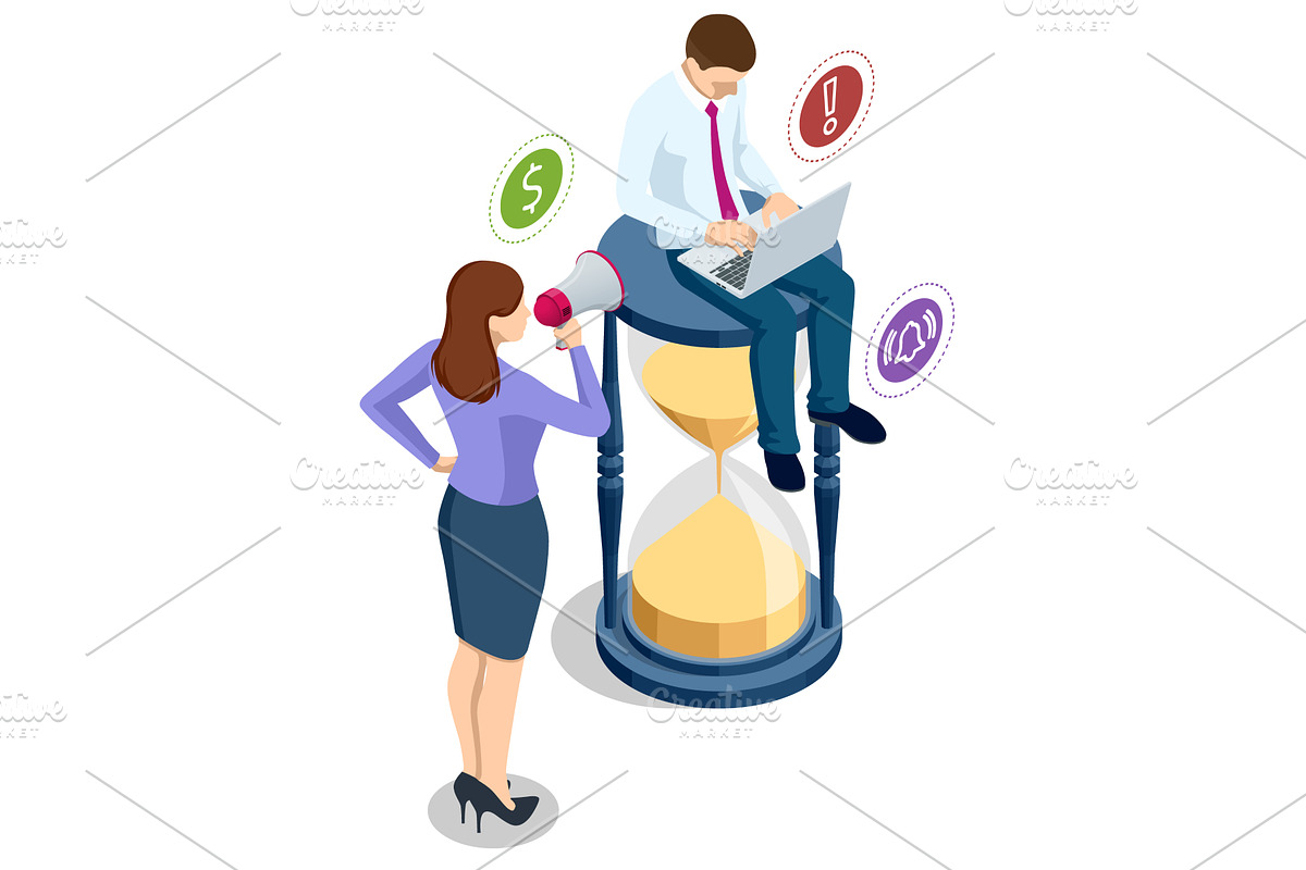 Isometric business concept with, a Finance Illustration by Golden Sikorka