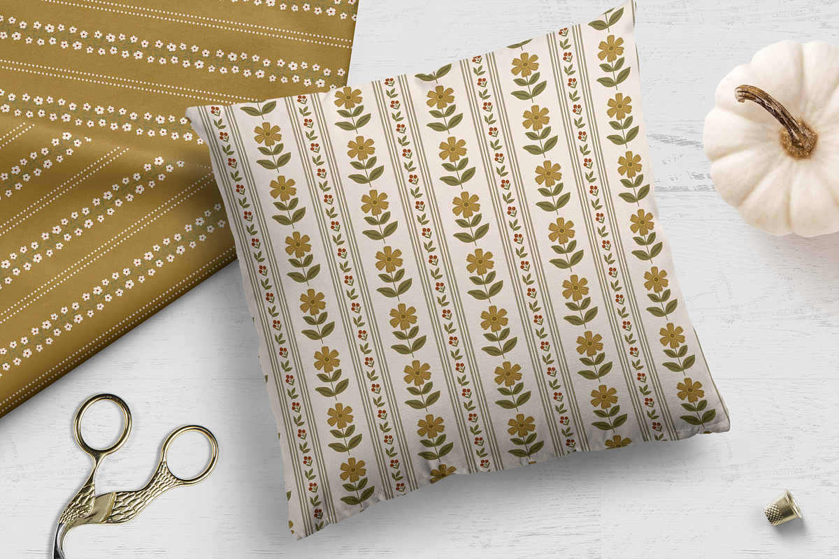 Natural Autumn background & pattern, a Pattern Graphic by Cozy pattern shop (Photo 6 of 14)