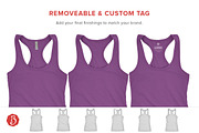 Next Level 6633 Racerback Mockups, a Shirt Mockup by Brent Galloway (Thumbnail 4 of 5)